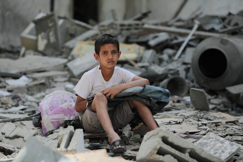 children of Gaza who loss family